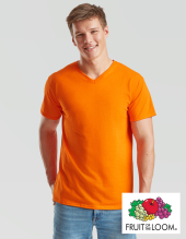 Fruit of the Loom Mens V-Neck T-Shirt Valueweight (S - 3XL)