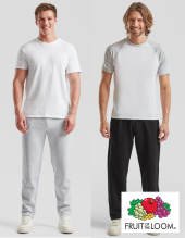 Fruit of the Loom Mens Klassische Jogginghose mit offenem Saum (S - 3XL)