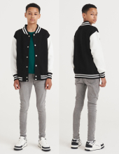 JUST HOODS Kids Collegejacke VARSITY