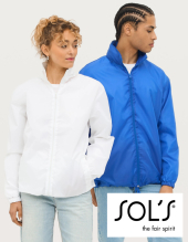 SOLS Unisex Wind-/Regenjacke SHIFT (XS - 3XL)