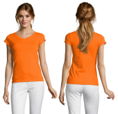 SOLS Ladies V-Neck T-Shirt MOON (S - 3XL)