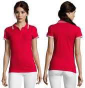 SOLS Ladies Kontrast-Poloshirt PASADENA (S - XXL)