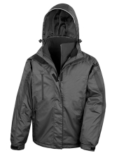 1/2 PREIS: Result Mens 3-in-1-Journey-Jacke mit Softshell-Innenseite (Black/XXL (60))