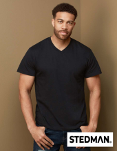 STEDMAN Mens V-Neck T-Shirt CLASSIC (S - 3XL)